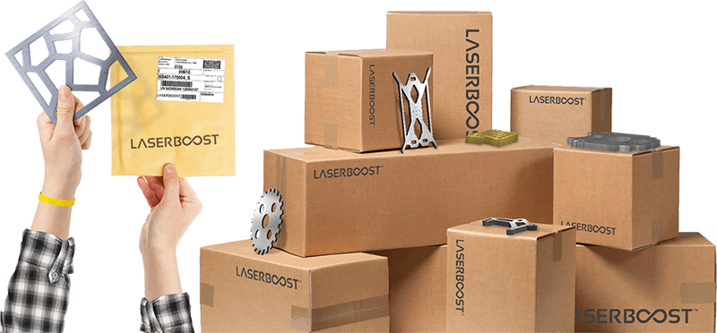 cajas con productos de laserboost