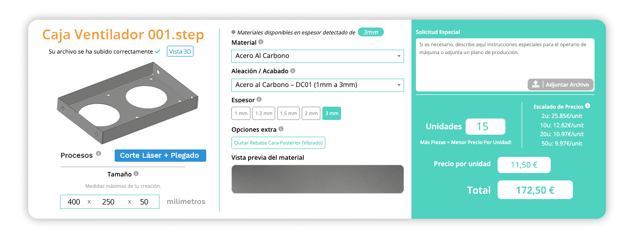Precio LaserBoost 3 ES