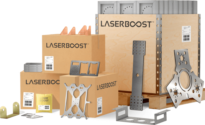 Piezas 3D y paquetes Laserboost