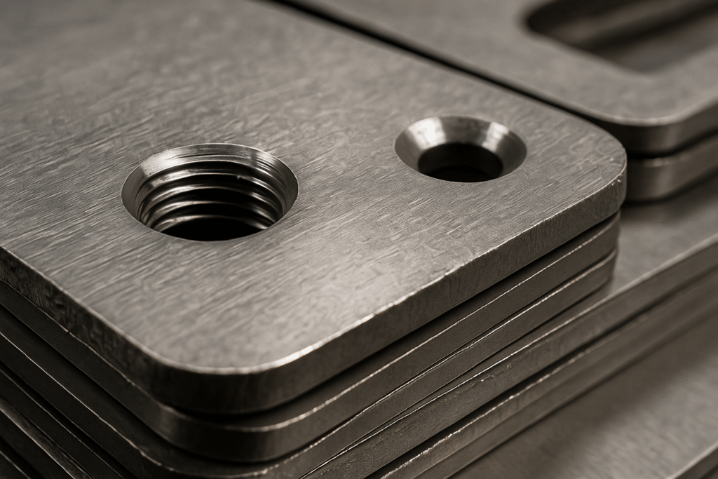 avellanado roscado countersink thread holes